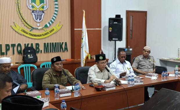 Panitia MTQ Ke-XXX Provinsi Se-Tanah Papua mensiasati berbagai persiapan dalam Penjemputan Kafilah dari 28 Kabupaten Kota pada tanggal 20 Juni